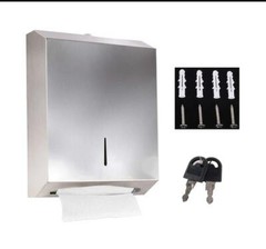 Wall Mount Paper Towel Dispenser Commercial Grade Stainless Steel Touchless