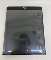 10 11mm Single Blu-Ray DVD Case w/Blu-Ray Silver Embossed Logo, Black,YH8-11MM