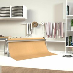 HFS(R) 24” Wall Mounted or Table Top Kraft Paper Roll Holder Office, Kitchen