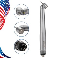 Dental 45 Degree 45° Angle LED E-generator High Speed Handpiece 4 holes ASkeadnt