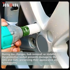 JEUCLEL 22mm 1/2″Drive Wheel Protector Impact Socket, Lug Nut 22MM