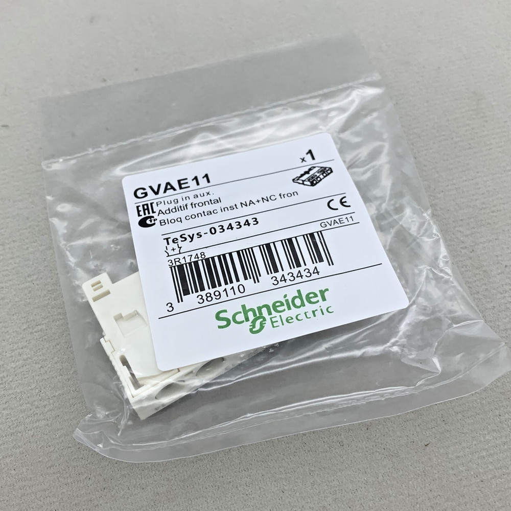 10PCS LOT- Schneider GVAE11 TeSys Auxiliary contact block- Brand New