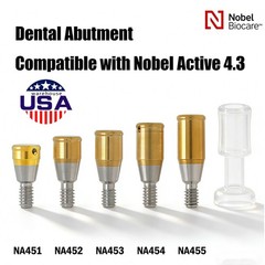 US Dental Locator Abutment Male Caps Kit Fit Hiossen Nobel Zimmer Implant System