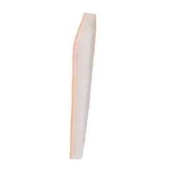 MERV 8 Tackified Polyester Filter Media Orange/White – 10 Foot Roll by 25″ Wide