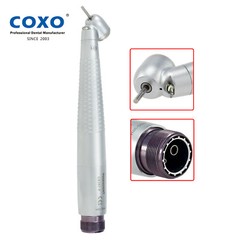 COXO Dental 45 Degree LED High Speed Handpiece Self-Power Oral Surgery Turbine