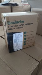 Woolsche 10-Sheet Strip Cut with 3.17-Gallon Basket – Jam Proof System