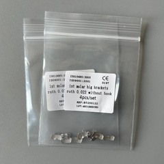 20Sets Dental Orthodontic 1st Molar Wide Big Brackets Roth 022 Without hooks