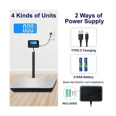 TIPRE Digital Shipping Postal Scale 0.5 oz High Accuracy! 440lb… Fast USA SHIP