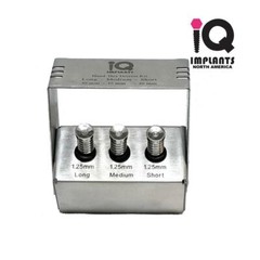 IQ Implants™ USA Hand Hex Drivers 1.25mm (0.05″), 4pcs Kit with Carrier Box