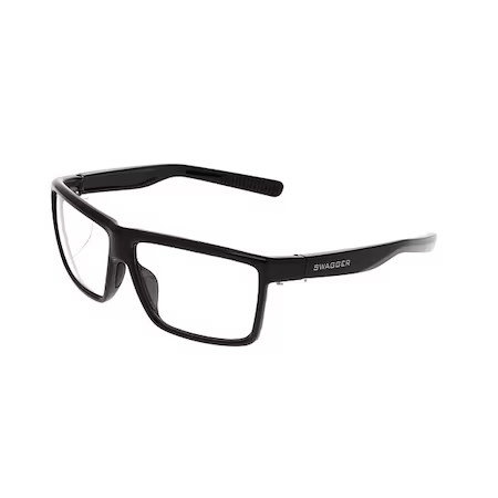 Mcr Safety Sr210af Swagger (Sr2), Safety Glasses, Anti-Fog, Clear Lens, Black