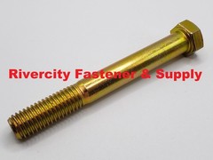 9/16-12×4-1/2 Hex Head Cap Screws 9/16-12 x 4.5 Bolts 9/16×12 x 4-1/2 Grade 8 ZY