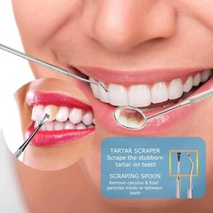 4 Pcs Dental Tools Professional Dental Picks for Teeth Cleaning Plaque Remover