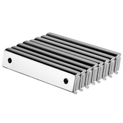 60mm Neodymium Rare Earth Countersunk Channel Magnets N35 (8 Pack)
