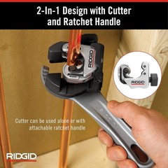 32573 Model 118 2-in-1 Close Quarters Tubing Cutter for 1/4″ to 1-1/8″ Copper…