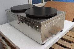 Commercial Crepe Maker 15.7in Natural Gas Nonstick Double Pancake Fruit Machine