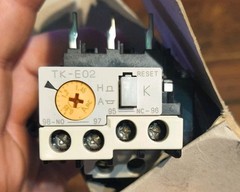 FUJI 0.95-1.45A THERMAL OVERLOAD RELAY TK-E02 New Old Stock