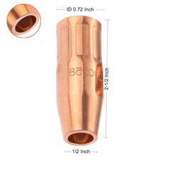 MIG Welding Gun Nozzles 200258 1/2″ 12.7mm for Miller M-25/M-40 Hobart 200-258