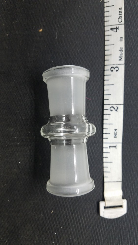 19mm Female to 19mm Female glass on Glass Adapter usa seller fast shipping gog