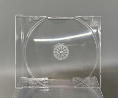 10 PCS NEW STANDARD CD CLEAR TRAY WITH CDA, REINFORCED HUB, KC02PK-R-HUB-CDA