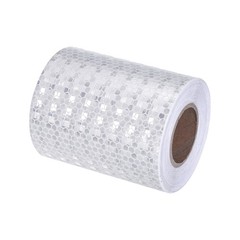 Reflective Tape 4″ x 33 Ft Waterproof High Visibility Safety Tape White