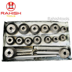 15 Pcs New Engine Valve Seat High Carbon Steel Face HCS Cutter Set USA ACTOOLS