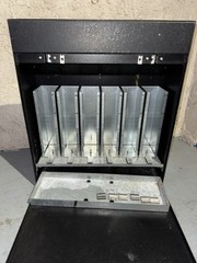 (No Coin Mechanisms) 6 Column Sticker Tattoo Vending Machine Pokemon TCG Sports