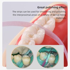 Dental Polishing Strip Coarse Medium Fine 6m Alumina Composite Resin Restoration