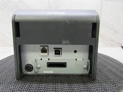 EPSON TM-T70II POS THERMAL RECEIPT PRINTER M296A w/ USB + PWR SUPPLY