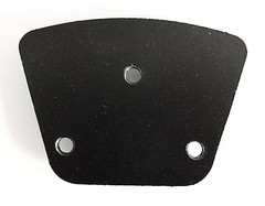 3PK Trapezoid Arrow Seg Grinding Shoe / Disc / Plate – Medium Bond – 25/30 Grit