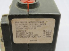 WESTINGHOUSE 2612D28G09 CIRCUIT BREAKER TRIP T212434