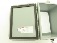 Hoffman A10086CHNF Steel Electrical Enclosure Junction Box 10x8x6″ Backplate