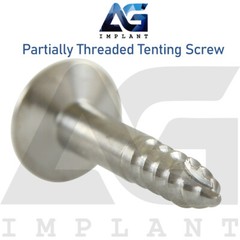 10 Titanium Part Threaded Tenting Screw Guided Regeneration GBR Membrane