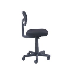 Mesh Task Chair Plush Padded Seat Black Adjustable Office Chair