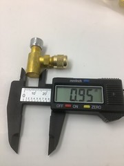 (QTY 10) Lokring Valve Tee As Pictured, 2″ Length, Outside Diameter 0.97 & 0.95