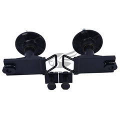 5x 5.5 Lug Superior Shipping Container Wheels, Bolt-on Spindle Kit(thick)