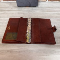 Vintage Filofax Winchester Organizer Real Calf Leather Brown Personal Size