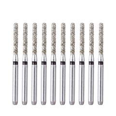 10pc/kit AZDENT Dental Diamond Burs High Speed Handpiece Friction Grip 20 Types