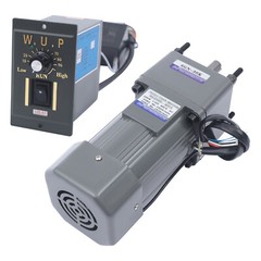 200W 110V AC Gear Motor Electric Variable with Speed Controller Single-phase 20K