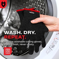 Premium Cut Resistant Gloves Food Grade — Level 5 Protection; Ambidextrous; M…