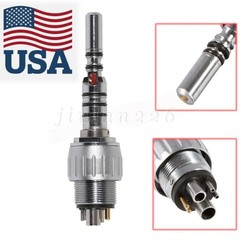 Fit KaVo MULTIflex LUX LED Style Dental Handpiece Coupling Coupler 6 Pin 6 Hole