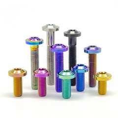 10pcs Titanium Bolt M6x10 15 20 25mm Butterfly Torx Head Screws for Bicycle Car