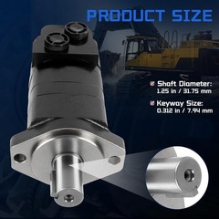 Quality Aftermarket 2000 Series Eaton Char Lynn 104-1025-006 Hydraulic Motor
