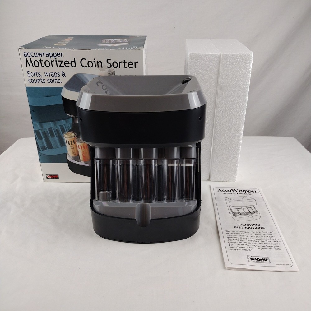 Magnif AccuWrapper Motorized Coin Sorter