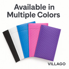 1000 Black #000 4×8 Poly Bubble Mailers Padded Envelopes Self Seal