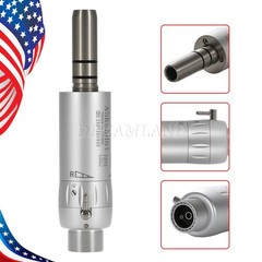 Dental Low-Speed Handpiece Kit Turbine Air 2/4 Holes Contra Angle Straight Motor
