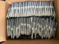 100ct Wholesale Bulk Sharpie Permanent Marker Lot Fine Point Slate Gray Sharpies