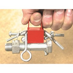 Magnet Source 1 in. L X .75 in. W Red Ceramic Handle Magnet 25 lb. pull 1 pc