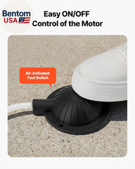 Drain Cleaner Machine 50 FT X 5/16 Inch, Sewer Snake Auger with 228RPM Electric
