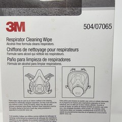 3M 504 Respirator Cleaning Wipes 100 Count Alcohol Free USA Industrial