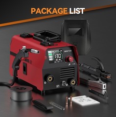 ARCCAPTAIN MIG130 Digital Screen MIG Welder 130A Flux Core Mig/Lift TIG MMA US